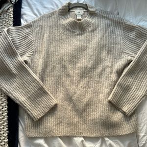 H&M brown knit sweater